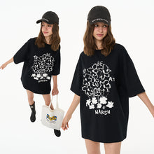 Load image into Gallery viewer, Spray Painted Flowers Printed Tee
