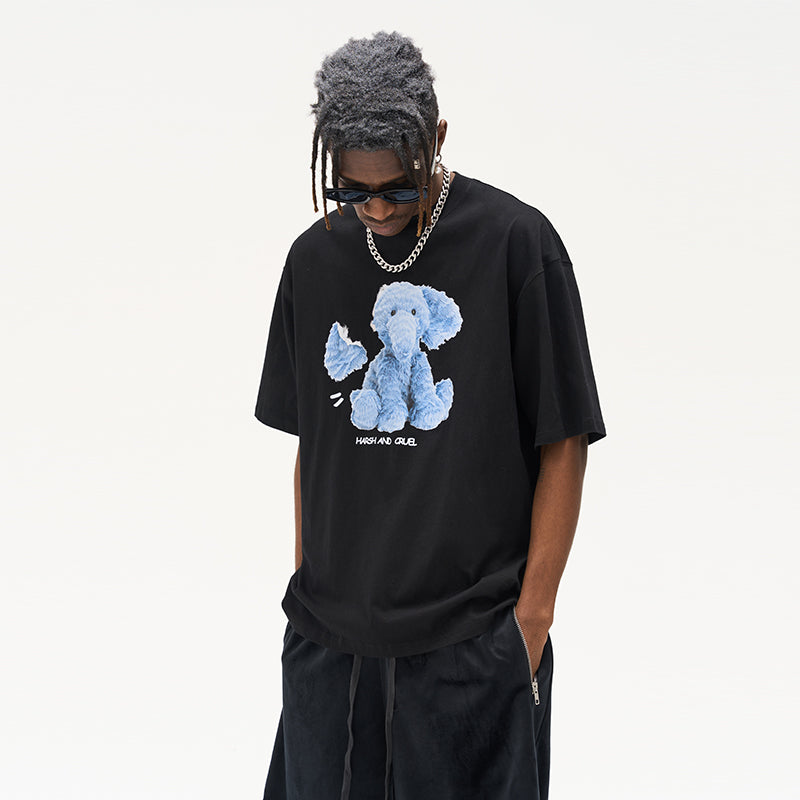 Stuffed Elephant Printed Tee