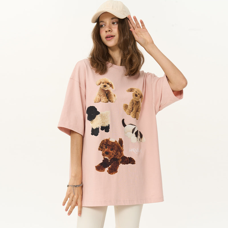 Puppies Peluches Printed Tee