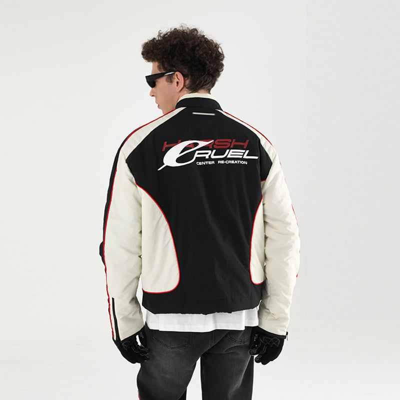 Racing Logo Paneled Jacket