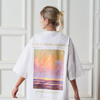 Sunset Oil Painting Logo Tee
