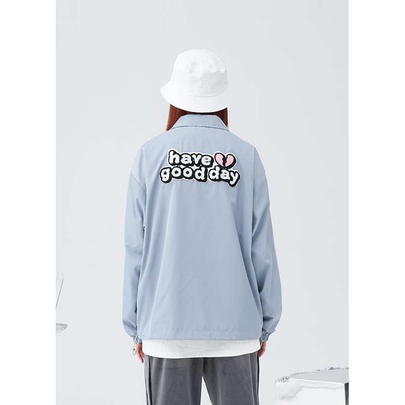 Broken Heart Stitched Doll Coach Jacket