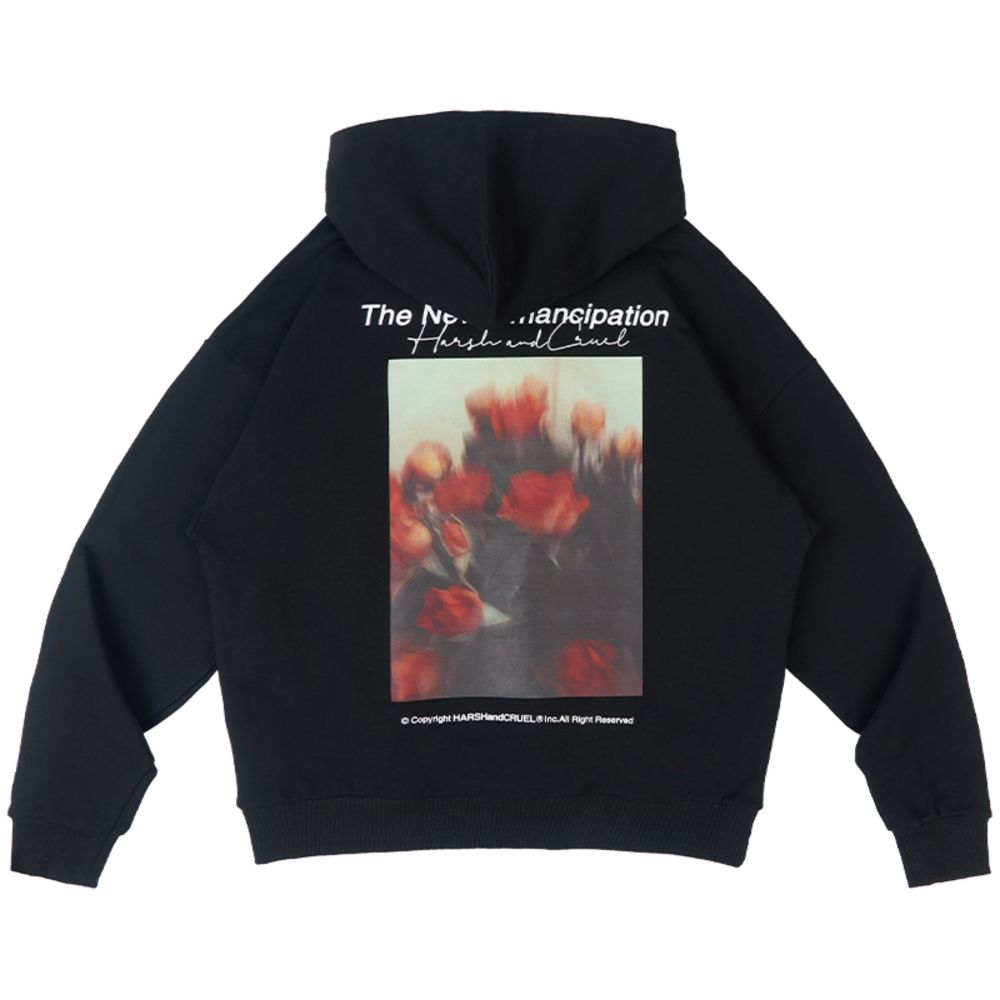 Oil Painting Flower Logo Hoodie