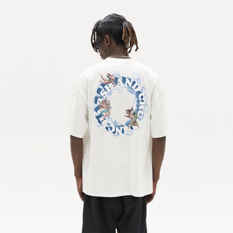 3D Smoking Logo Printed Tee