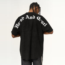 Load image into Gallery viewer, Gothic Logo Suede Tee

