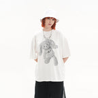 Dark Rabbit Doll Printed Tee