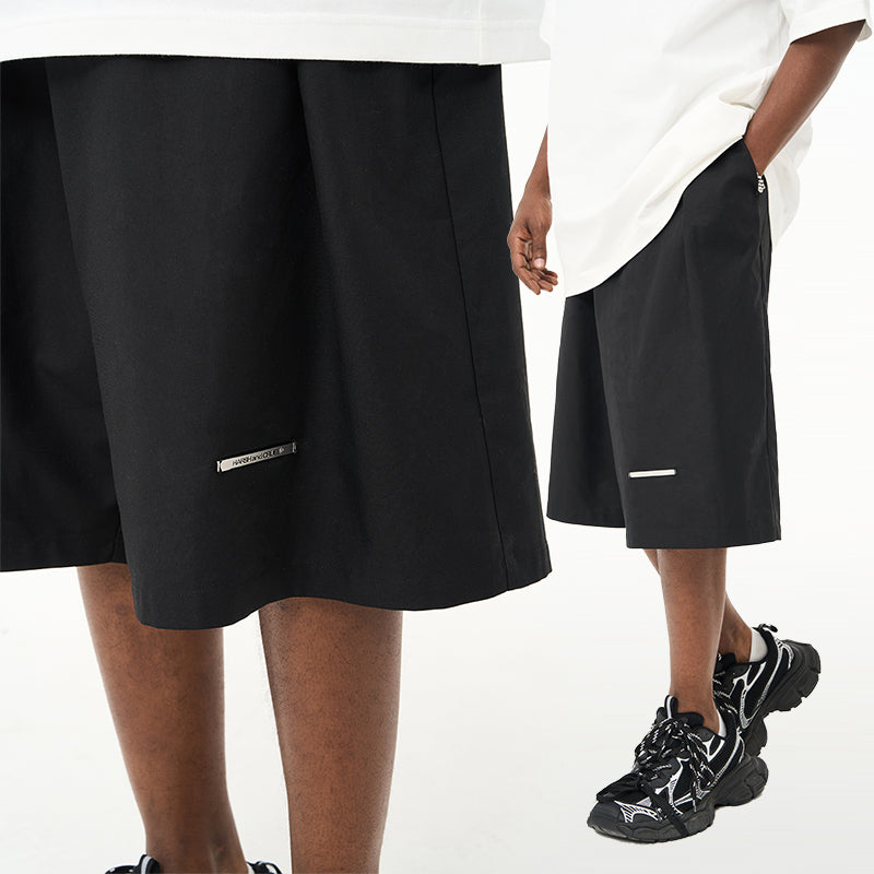 Pleated Casual Suit Shorts