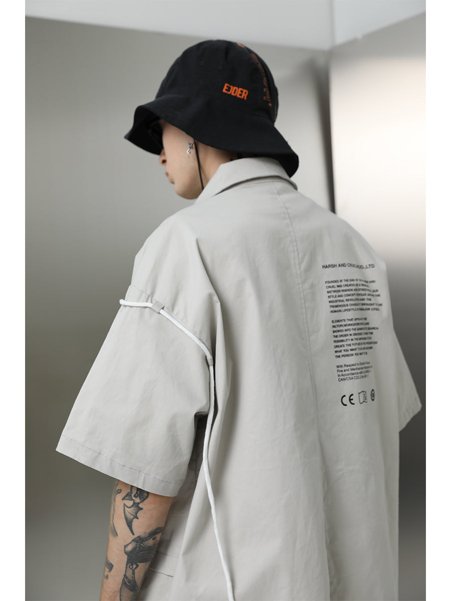 Industrial Drawstrings Shirt