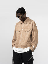 Load image into Gallery viewer, Brown Suede Jacket
