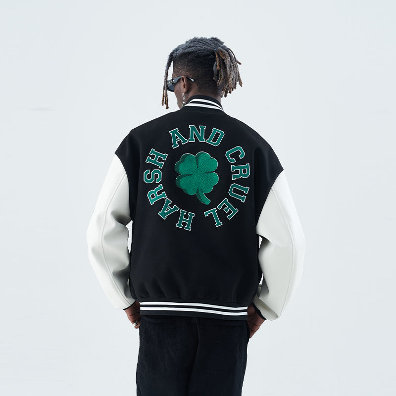 Quatrefoil Varsity Jacket