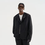 Reflective Sleeves Suit Jacket