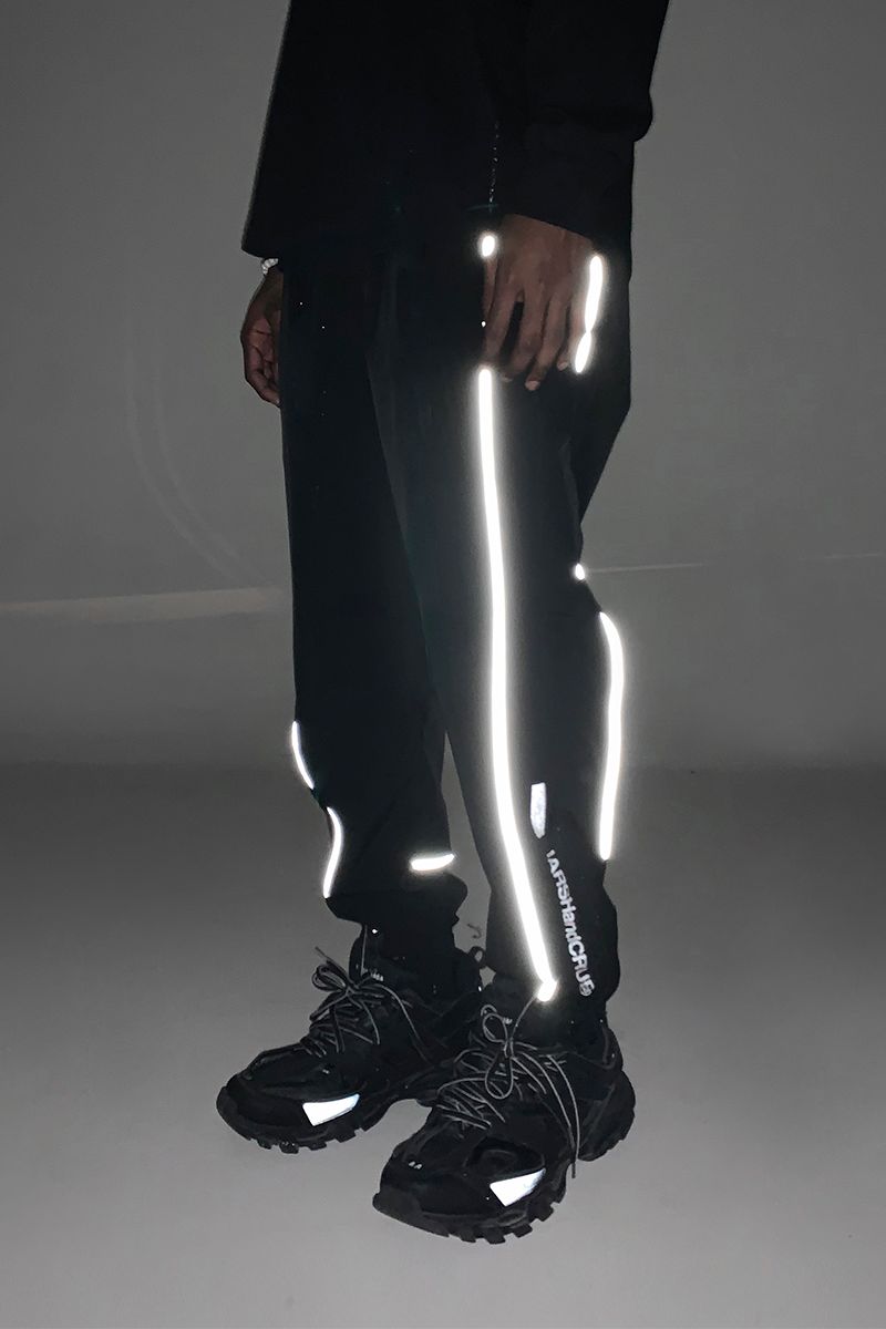 【massnoun】3M NYLON TRAINNING PANTS FRENSON MOTION Long orienteering nylon pants, black