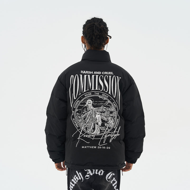 Commission Printed Down Jacket