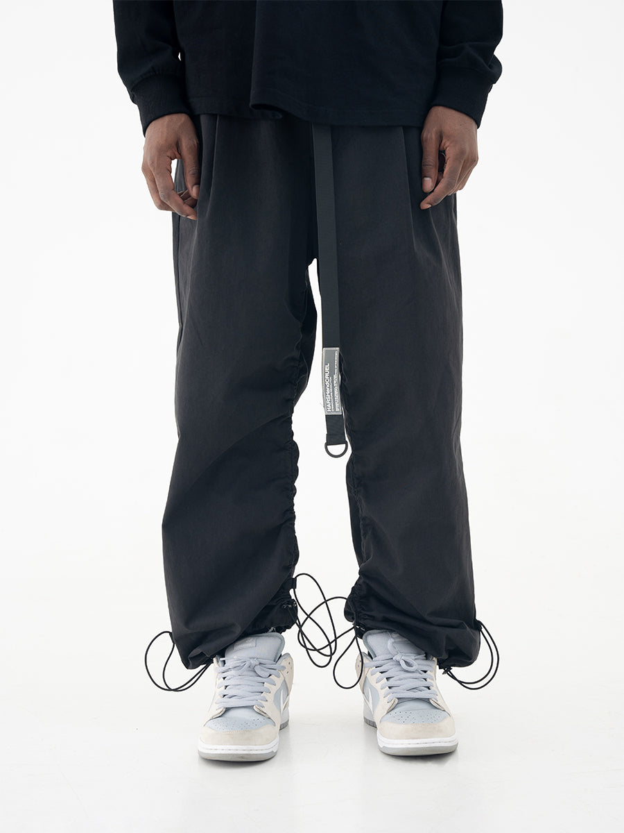 Pleated Belted Pants