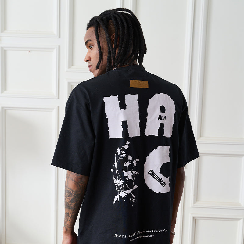 Logo Flower Plant Printed Tee