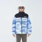 Camouflage Print Down Jacket