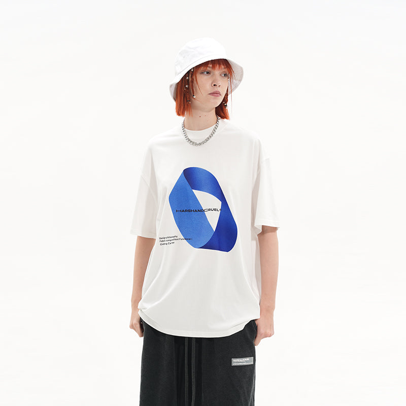 3D Mobius Ring Printed Tee