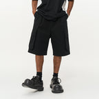 Large Pockets Buckle Shorts