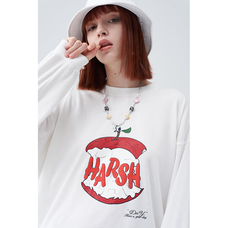 Apple Foam Logo Long Sleeve Tee
