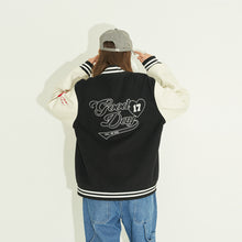 Load image into Gallery viewer, Good Day Embroidered Varsity Jacket
