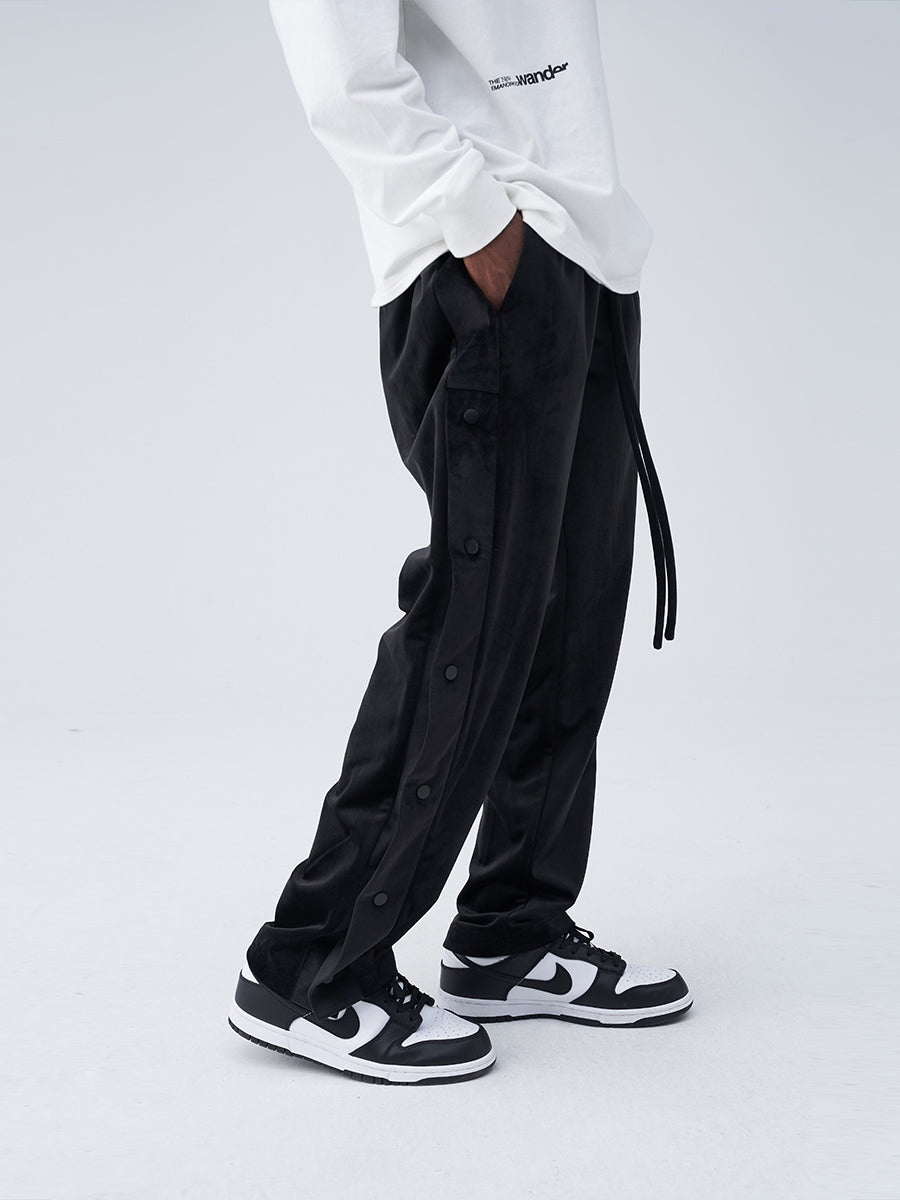 Velvet Breasted Basic Trousers