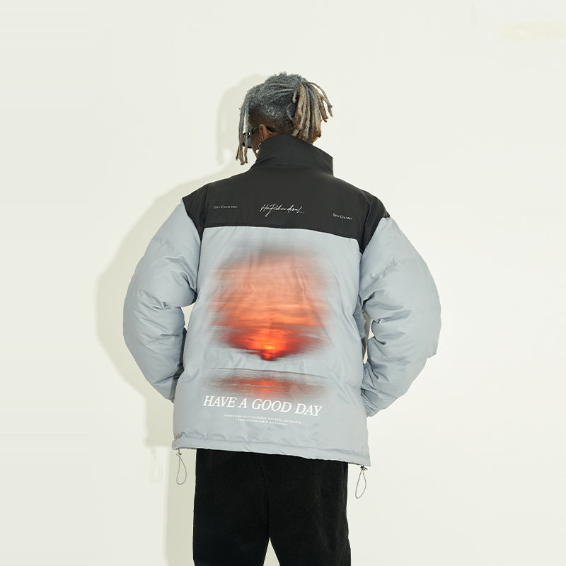 Sunset High Collar Heavy Jacket