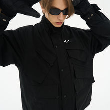 Load image into Gallery viewer, Asymmetrical Multi-Pocket Functional Jacket
