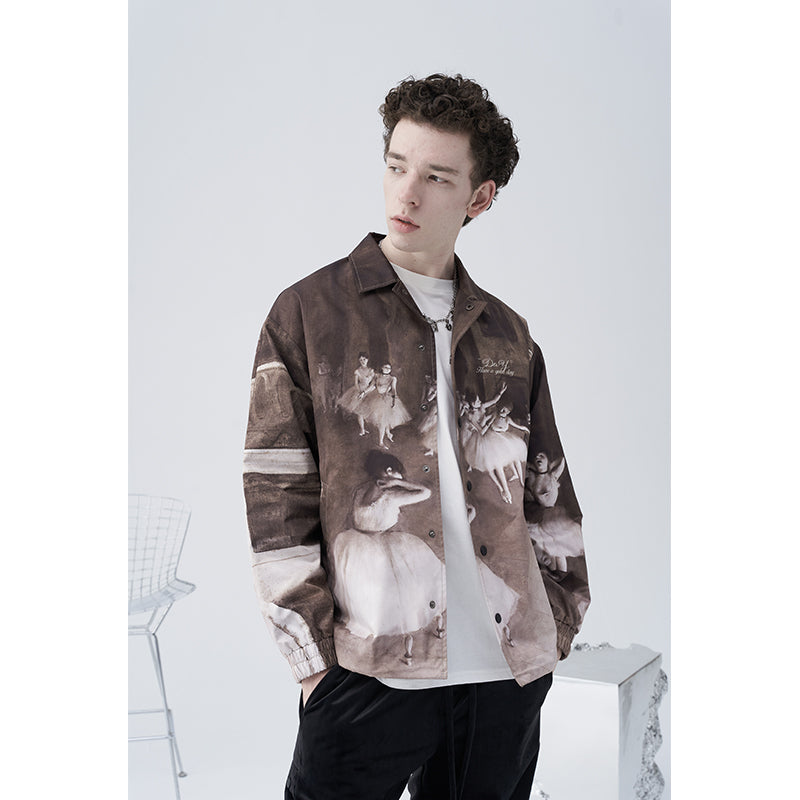 Auditorium Ballet Oil Painting Coach Jacket