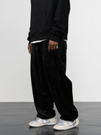Basic Velvet Loose Trousers