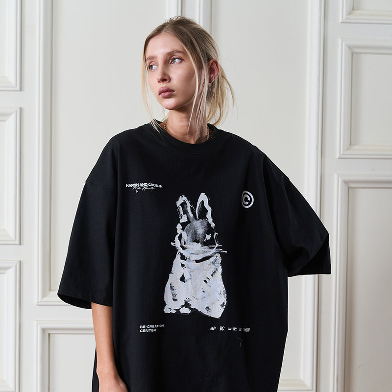 Painted Rabbit Printed Tee