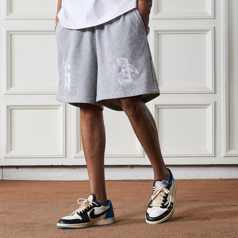 Shining Angel Printed Shorts
