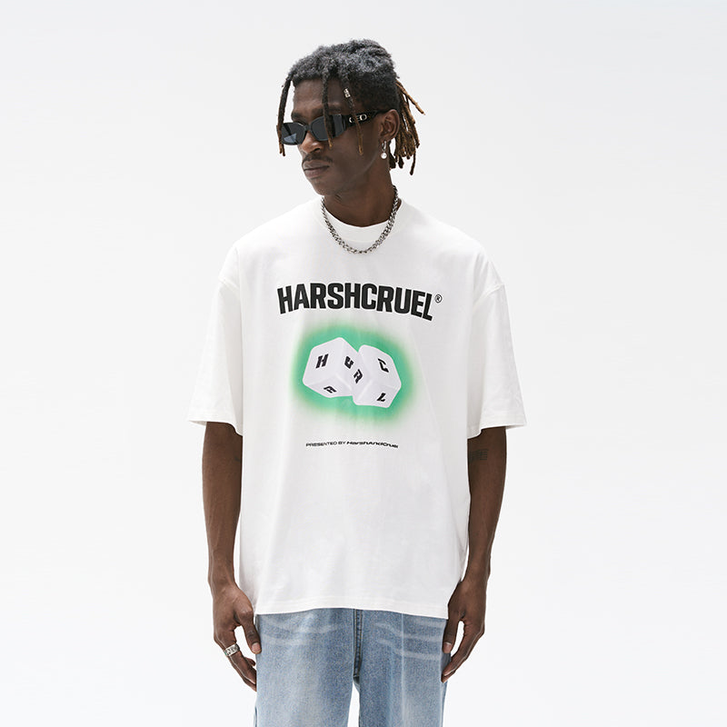 3D Dice Logo Printed Tee