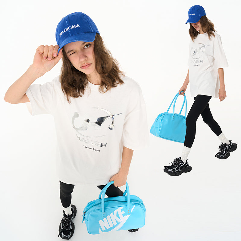 Steel Logo Printed Tee