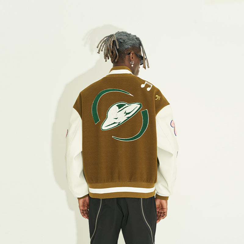 Graffiti Logo Varsity Jacket