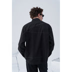 Irregular Layered Logo Shirt