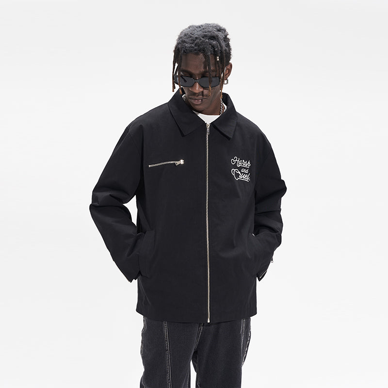 Logo Heart Embroidered Jacket