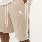 Zipper Adjustable Track Shorts