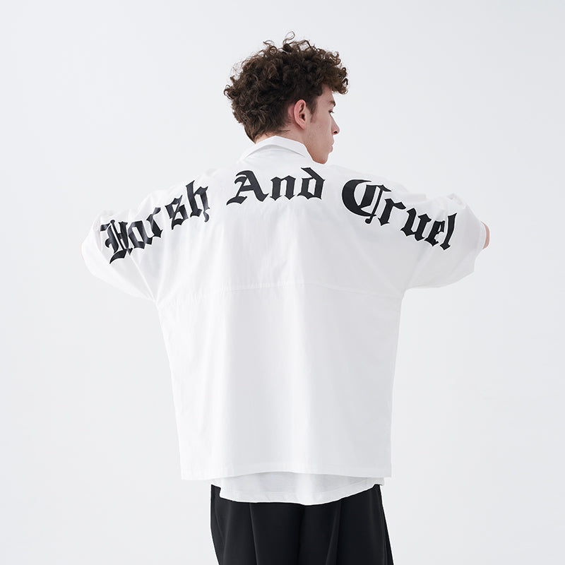 Gothic Logo Print Shirt