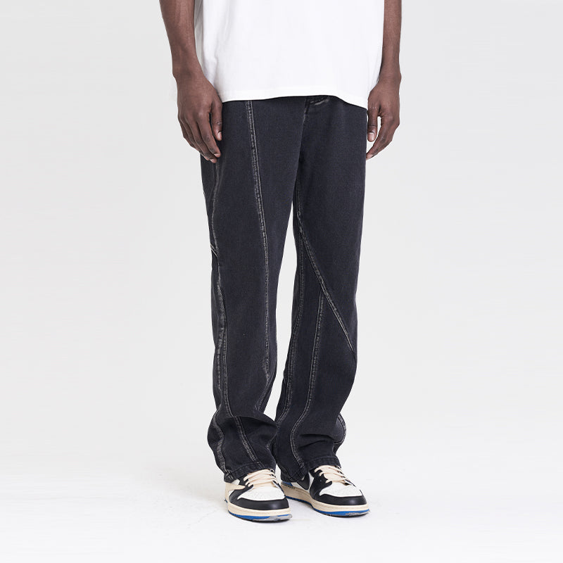 Deconstructed Washed Denim