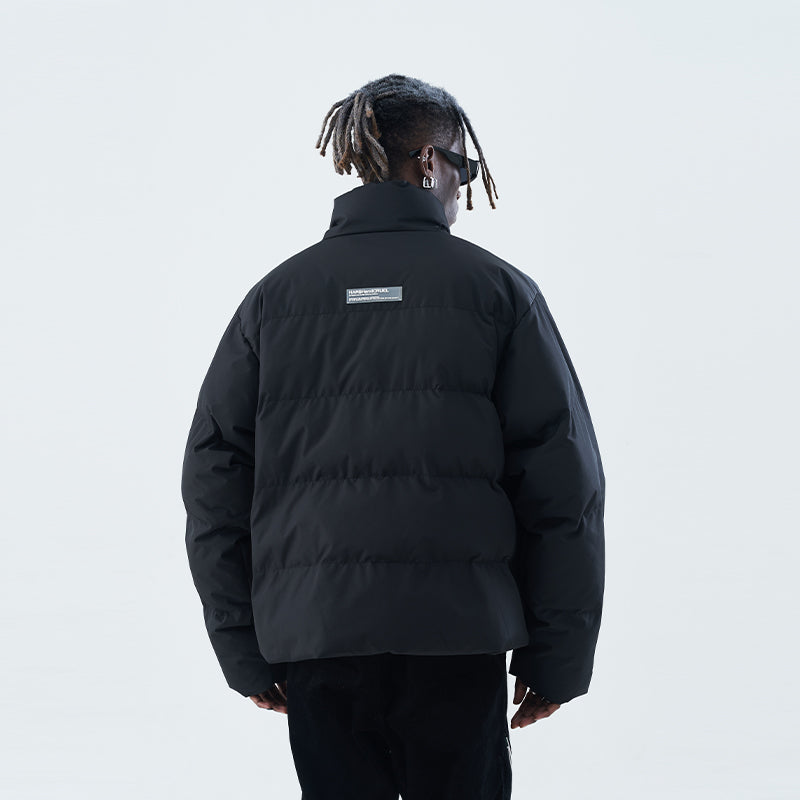 Zipper Layer Down Jacket