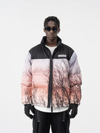 Forest Print Down Jacket