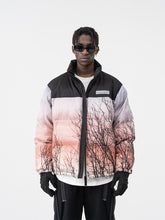 Load image into Gallery viewer, Forest Print Down Jacket
