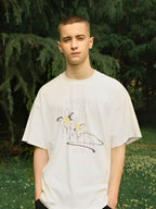 Painted Daisy Logo Tee