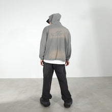 Load image into Gallery viewer, Destroyed Washed Drawstrings Hoodie
