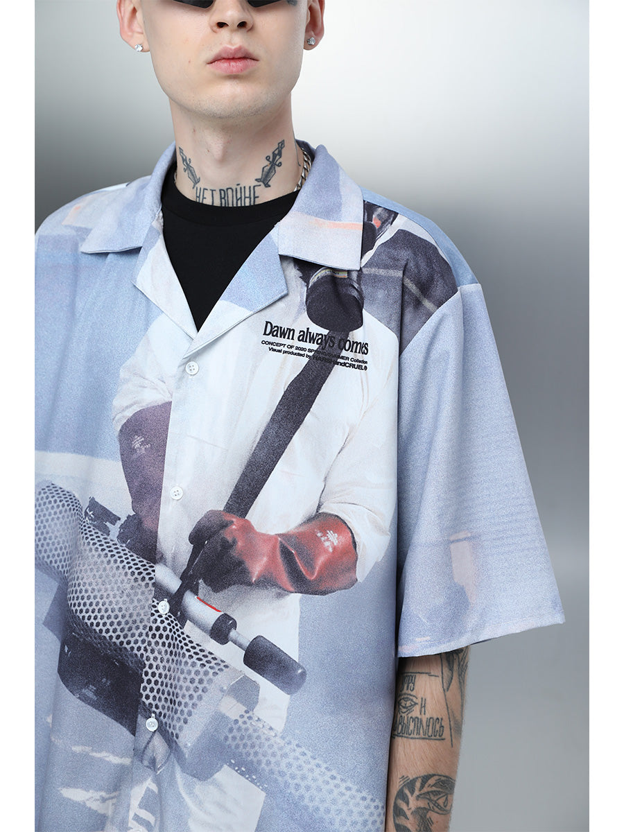 CV19 Pandemic Cuban Shirt