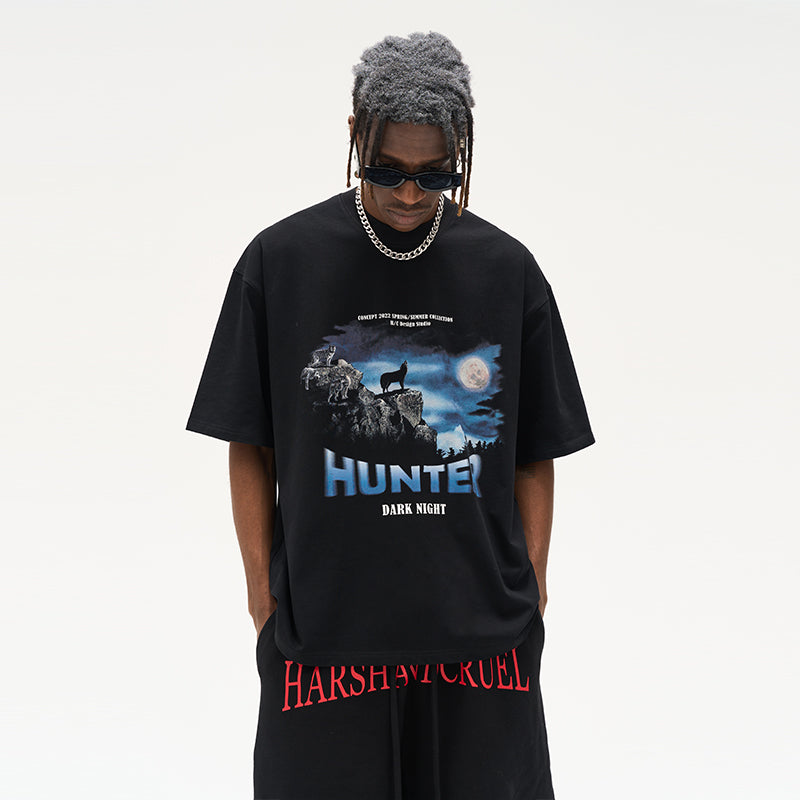 Howling Wolf Printed Tee