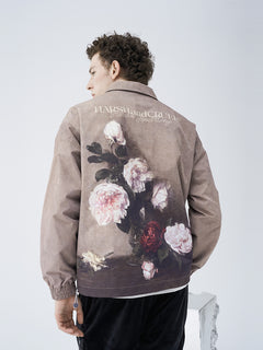 Floral Retro Coach Jacket