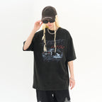 Retro Car Washed Tee