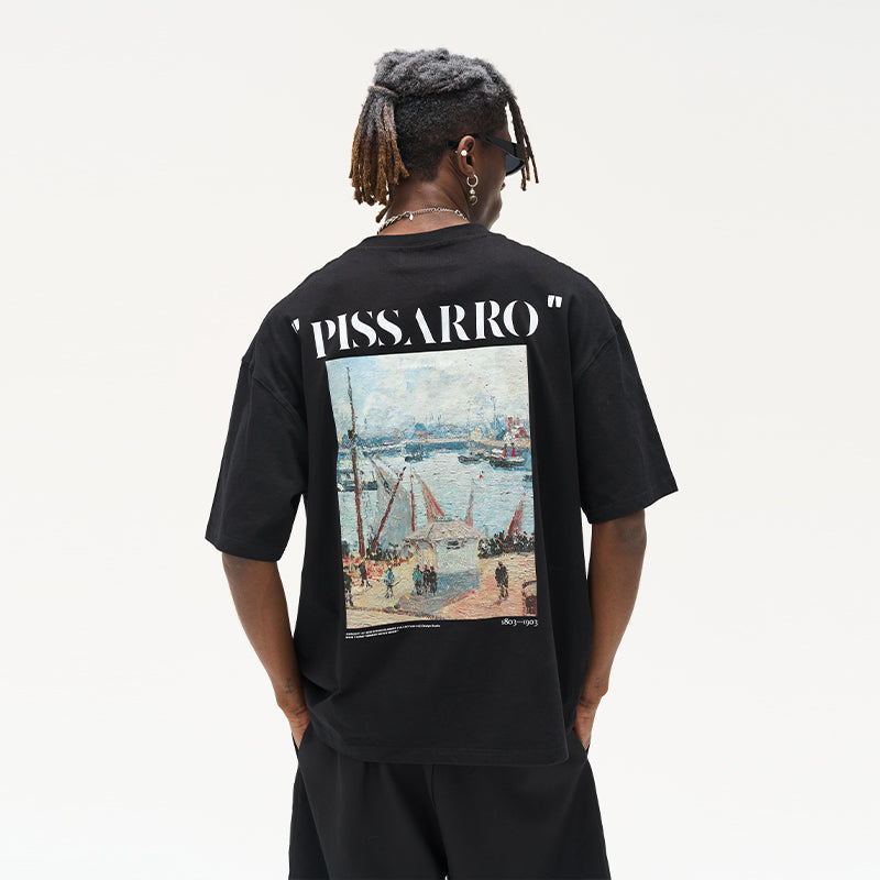 Pissarro Landscape Oil Painting Tee