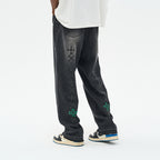 Crosses Printed Denim